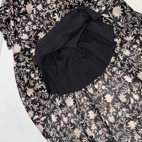 Ulla Johnson Clemente High Low Dress in Midnight Floral Size 0 - Picture 11 of 13